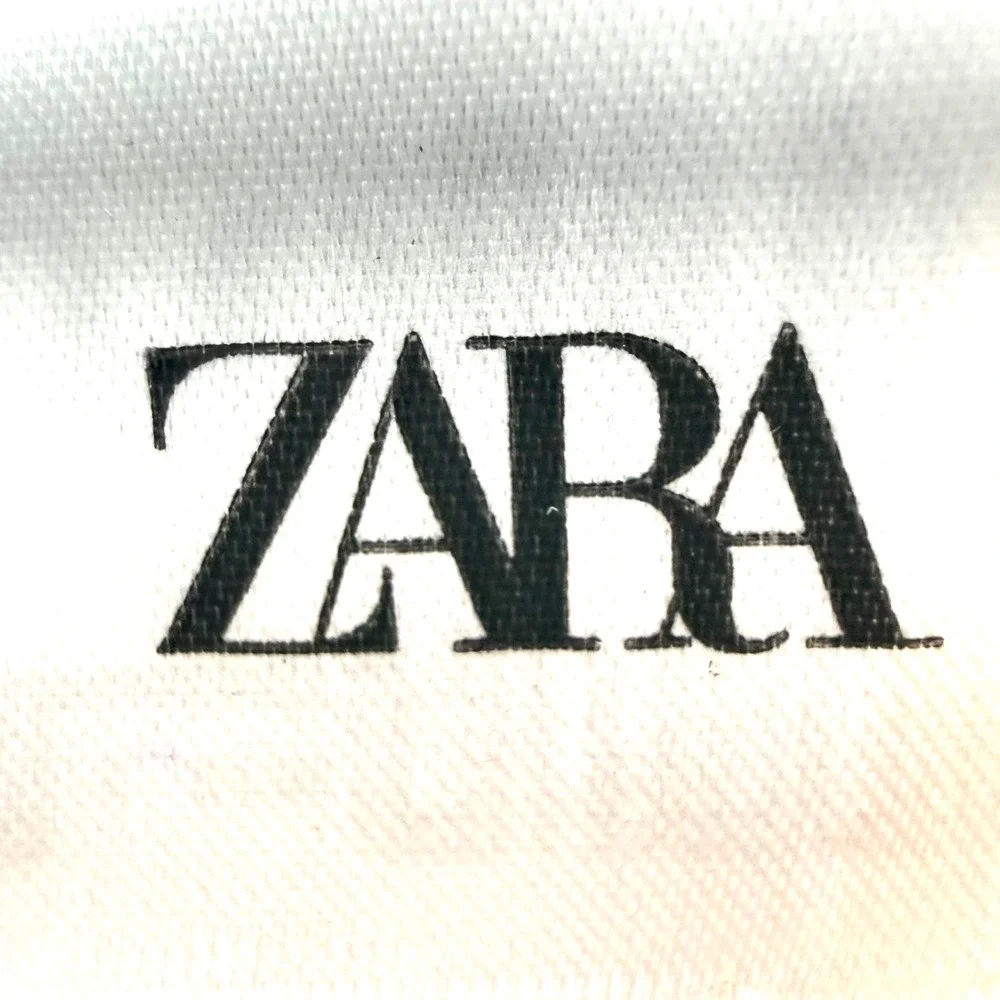 Zara Brown Faux Leather Belt Antique Brass Buckle 35mm 1020mm  Size 28 32